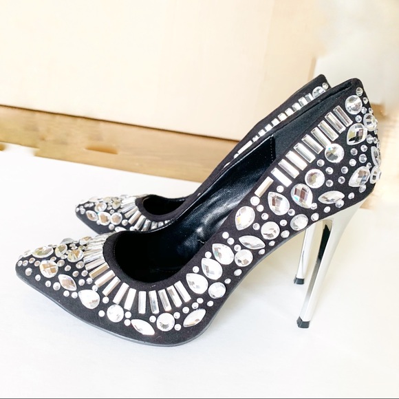 Charlotte Russe Shoes - Charlotte Russe | studded black heels